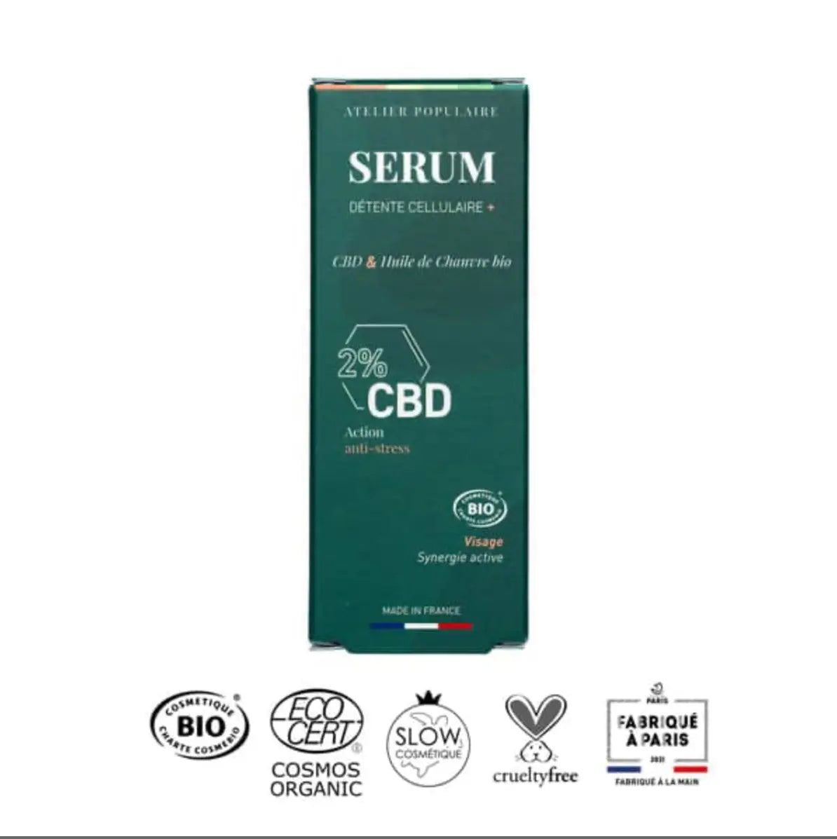 CBD relaxation facial serum