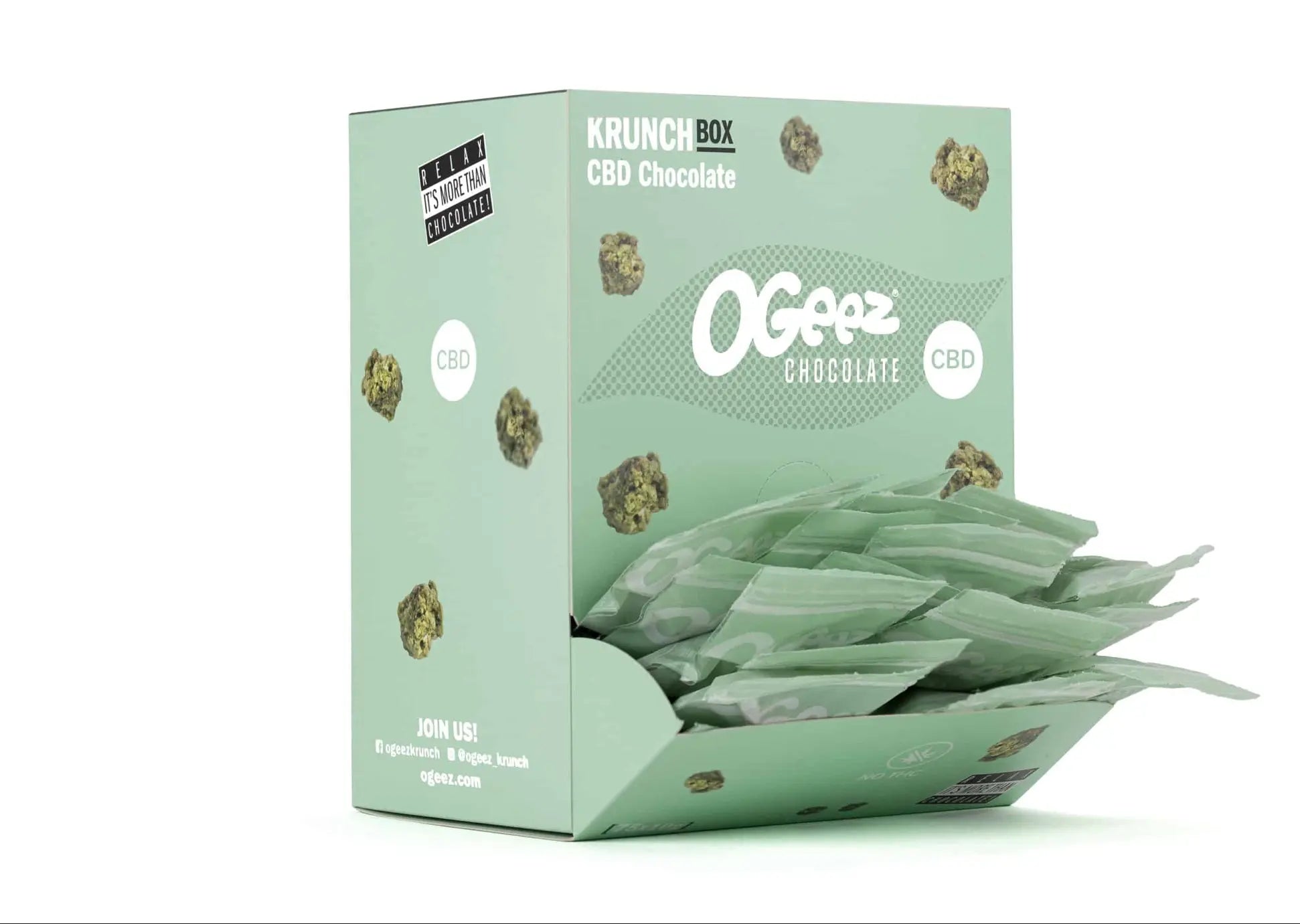 KRUNCHBOX 75x10g (3×25) OGeez Premium White Chocolate