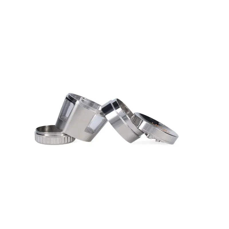 Grinder 50mm Curved 4 étages - argent