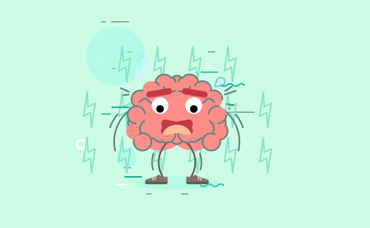 illustration de cerveau stressé