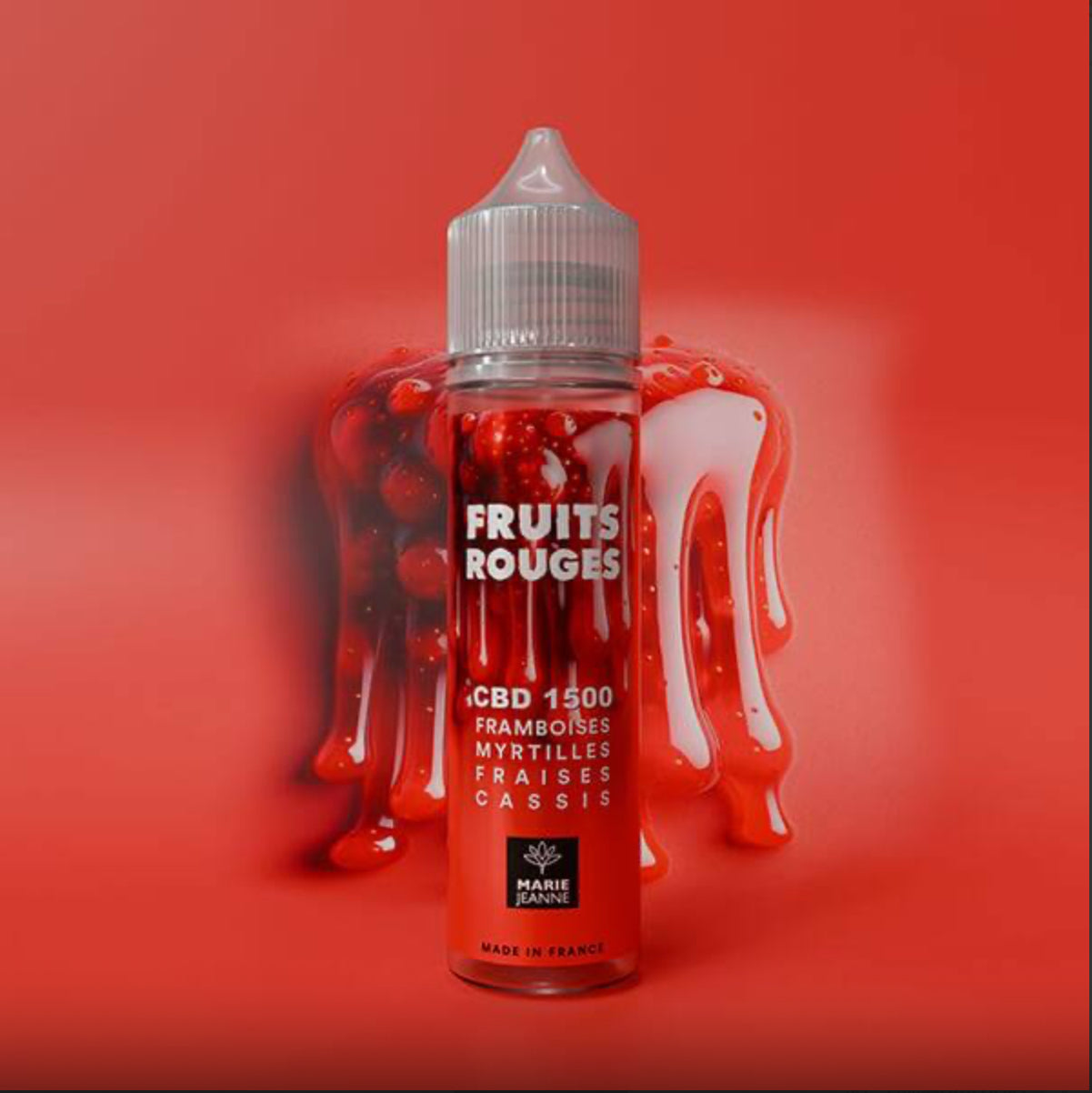 E liquide CBD Marie Jeanne fruits rouges