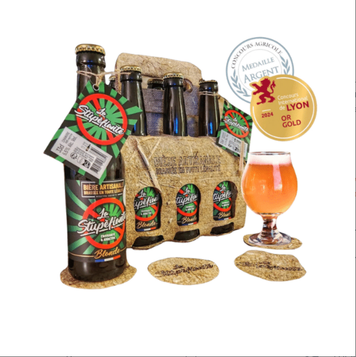 BIERE CBD BLONDE - LA STUPEFIANTE