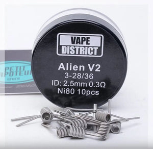 Coils Ni80 Vape District ALIEN V2 0,3 ohm