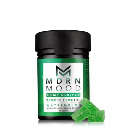 🍉 20 GUMMIES CBD & THC – WATERMELON – MDRN MOOD