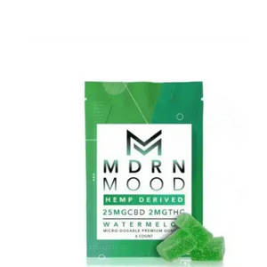🍉 6 GUMMIES CBD & THC – WATERMELON – MDRN MOOD