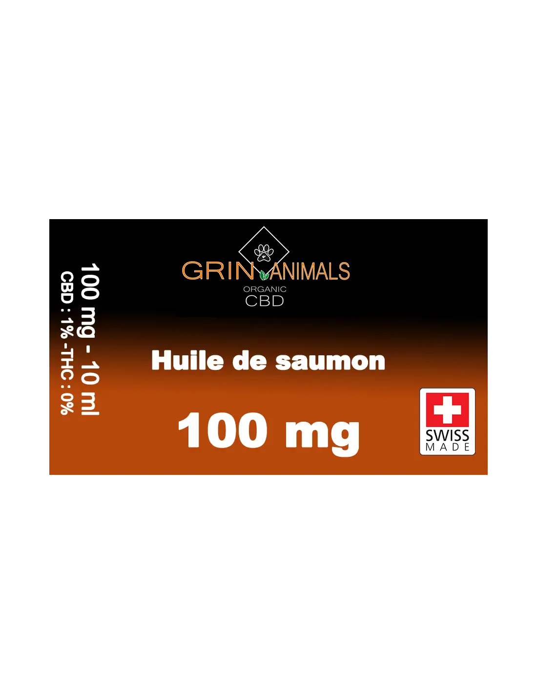 Huile de saumon Grin Animals 100 mg