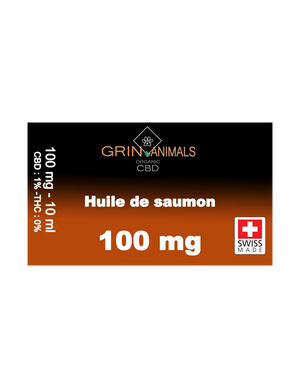 Huile de saumon Grin Animals 100 mg